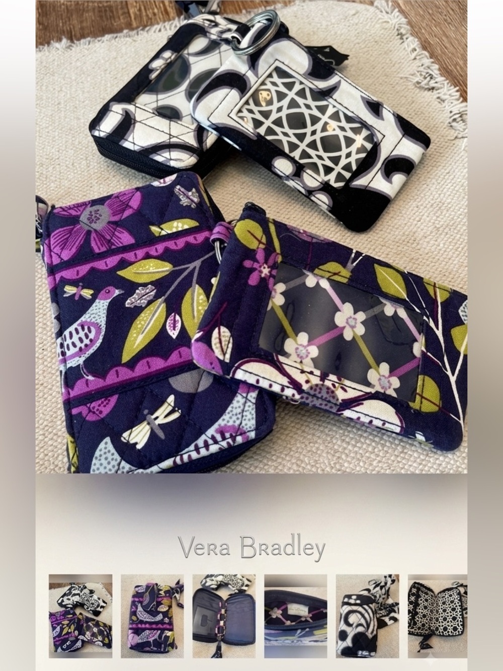 Vera Bradley Wristlet Day & Night, Purple Punch, Buyer’s Choice